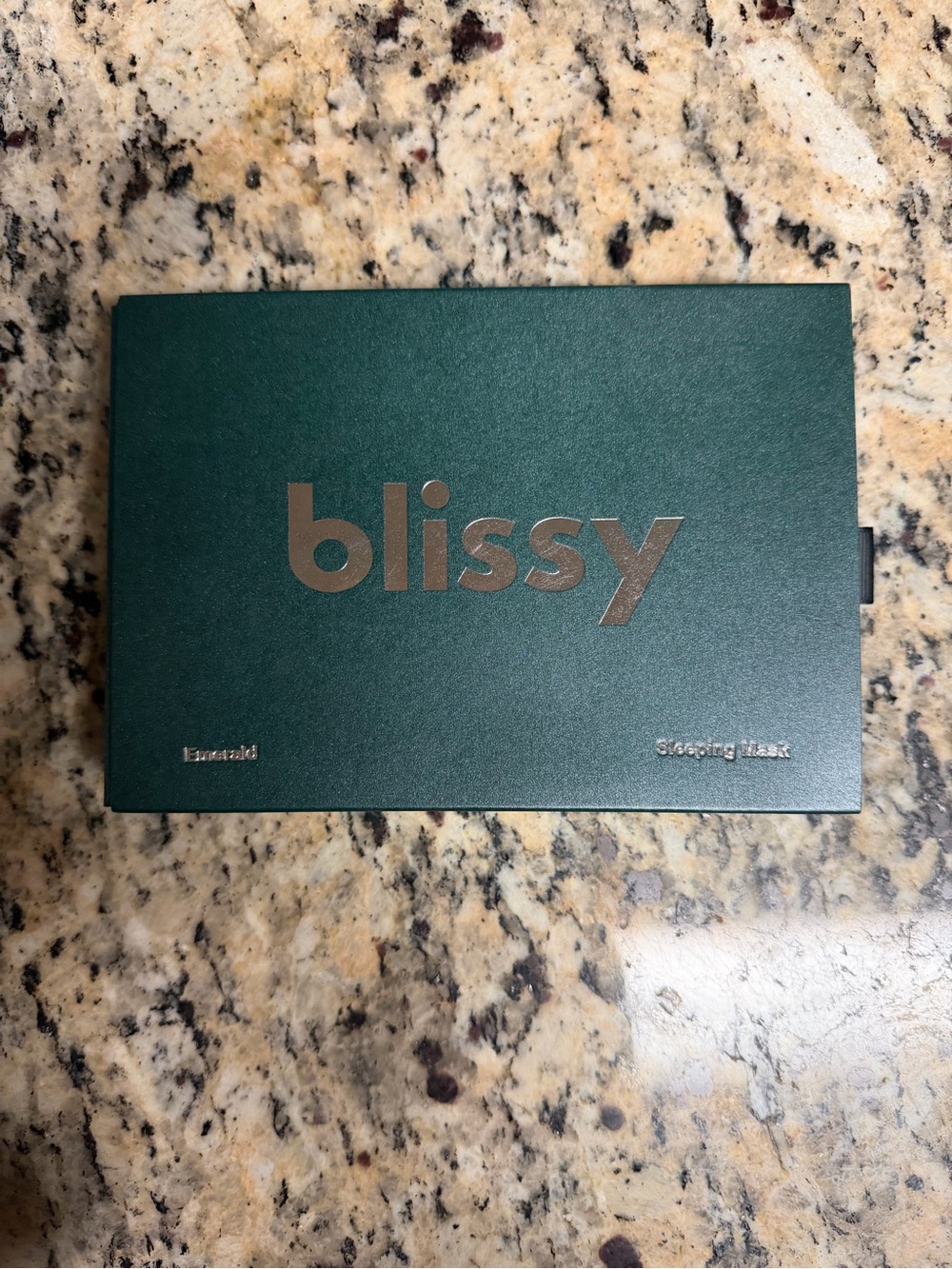 New Blissy Emerald Green sleep mask